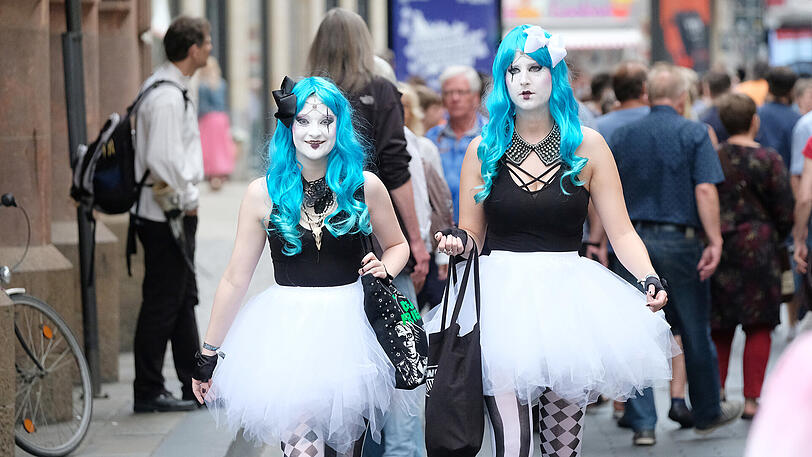 26. Wave-Gotik-Treffen am Pfingstwochenende in Leipzig. Die besten Bilder in Schwarz.