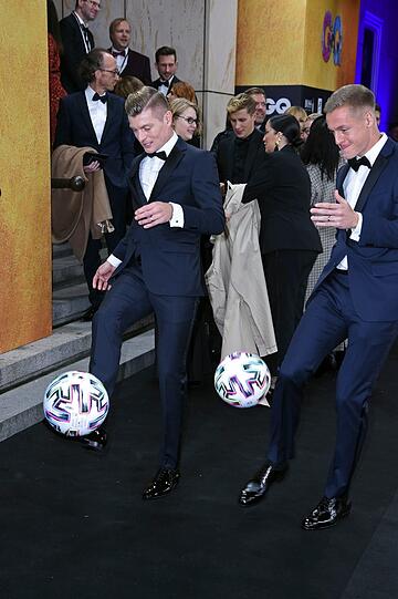 Toni Kroos mit Bruder Felix Kroos
