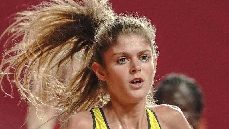 Hat das Finale über 5000 Meter erreicht: Konstanze Klosterhalfen. Hat das Finale über 5000 Meter erreicht: Konstanze Klosterhalfen.