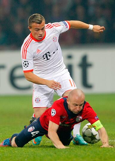 XHERDAN SHAQIR, NOTE 4: Der Schweizer ersetzte in der zweiten Hälfte Ribéry. Das Kraftpaket wurde gut geblockt, auch defensiv gefordert.