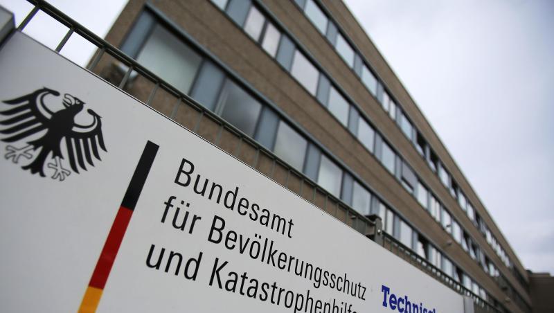 Blick auf das Bundesamt für Bevölkerungsschutz und Katastrophenhilfe. Blick auf das Bundesamt für Bevölkerungsschutz und Katastrophenhilfe.