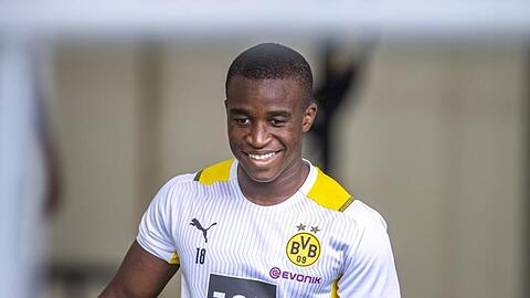 Mit 16 Jahren bereits in der Bundesliga angekommen: Youssoufa Moukoko.
