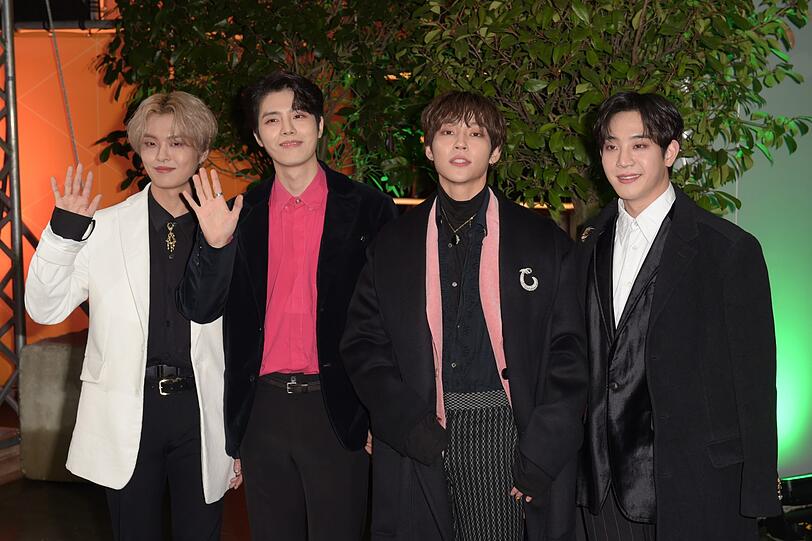 Woosung, Dojoon, Hajoon and Jaehyeong (K-Pop Band The Rose)