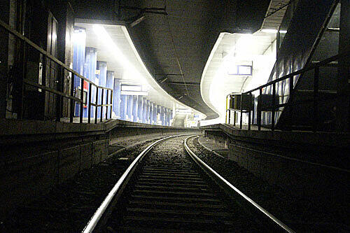 S-Bahn-Tunnel auf der Stammstrecke in München