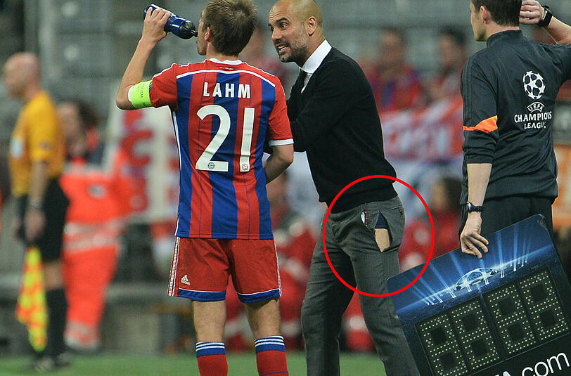 Pep Guardiola und die gerissene Hose: "ich war warm, heiß"