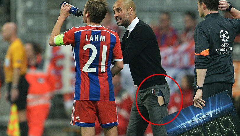 Pep Guardiola und die gerissene Hose: "ich war warm, heiß" Pep Guardiola und die gerissene Hose: "ich war warm, heiß"