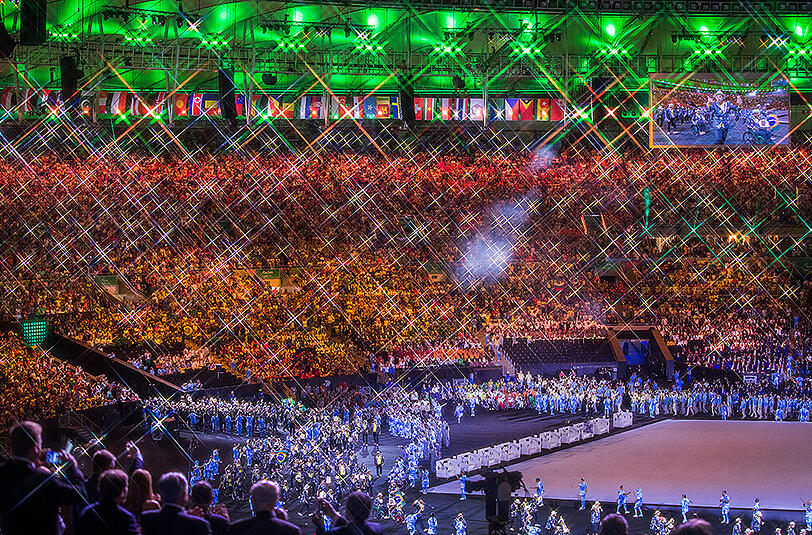 Die Bilder der emotionalen Eröffnungsfeier der paralympischen Spiele in Rio.