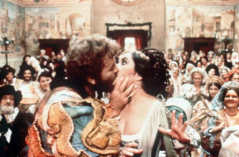 Liz Taylor im Film "Die widerspenstige Zähmung".