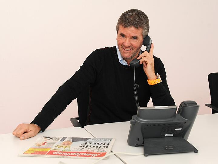 Aber auch die AZ-Leser hatten am Montag die Möglichkeit Friedhelm Funkel telefonisch zu befragen.