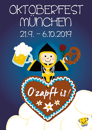 Welches Motiv wird zum Wiesnplakat 2019? 52 Motive stehen insgesamt online zur Auswahl.