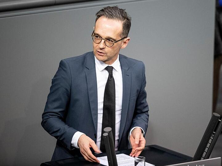 Außenminister Heiko Maas spricht im Bundestag zur Lage im Nahen und Mittleren Osten.