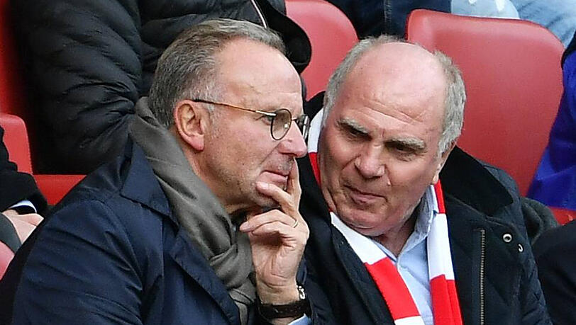 Planen die Zukunft des FC Bayern München: Karl-Heinz Rummenigge und Uli Hoeneß. Planen die Zukunft des FC Bayern München: Karl-Heinz Rummenigge und Uli Hoeneß.