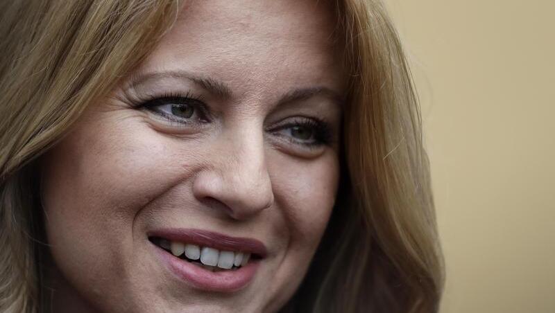 Zuzana Caputova Mitte März bei einem Gespräch mit Journalisten. Zuzana Caputova Mitte März bei einem Gespräch mit Journalisten.