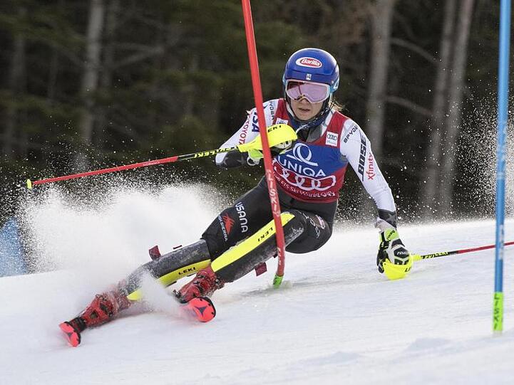 Mikaela Shiffrin siegte beim Slalom in Semmering.
