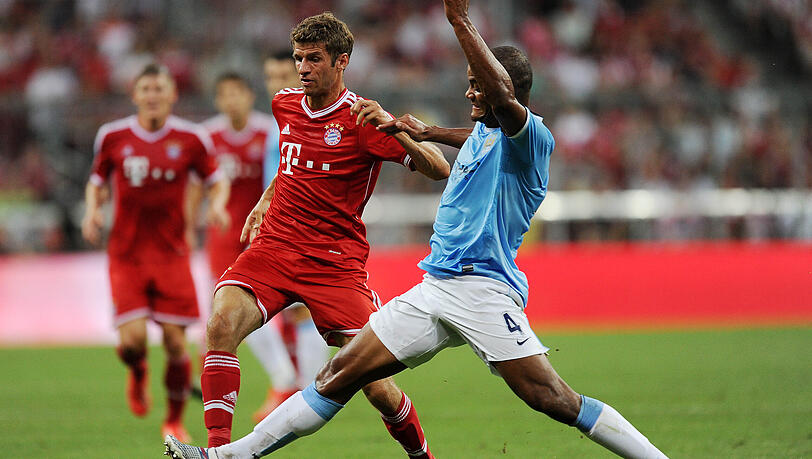 Leistete sich auf dem Platz den ein oder anderen Zweikampf mit Vincent Kompany. Leistete sich auf dem Platz den ein oder anderen Zweikampf mit Vincent Kompany.
