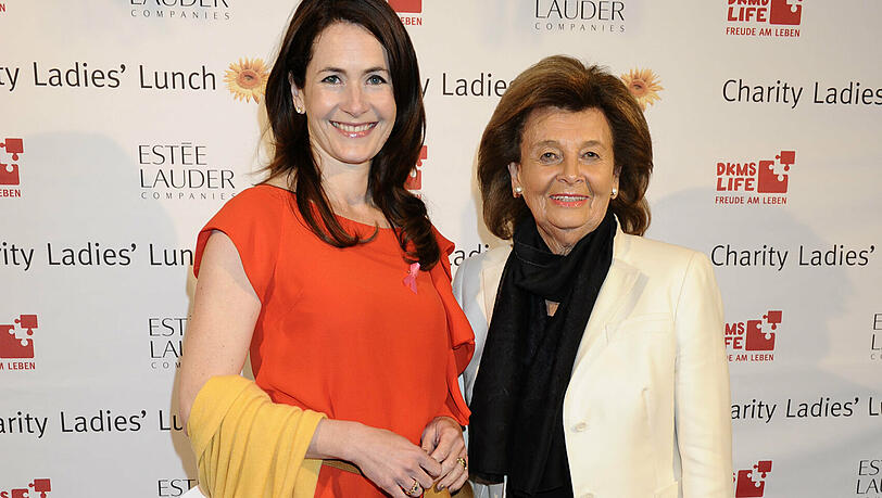 Ladies only (v.l.): Mitgastgeberin Natalie Schmid und Charlotte Knobloch Ladies only (v.l.): Mitgastgeberin Natalie Schmid und Charlotte Knobloch