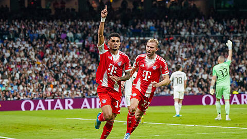 Hoch hinauf! Dank Luis D&iacute;az verzeichnet der FC Bayern neue Rekordwerte in Kolumbien.