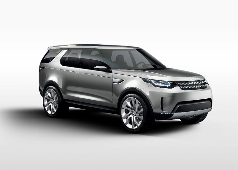 Kündigt eine ganze neue Modellfamilie an: Der Land Rover Discovery Vision Concept, der auf der New York International Auto Show gezeigt wird.