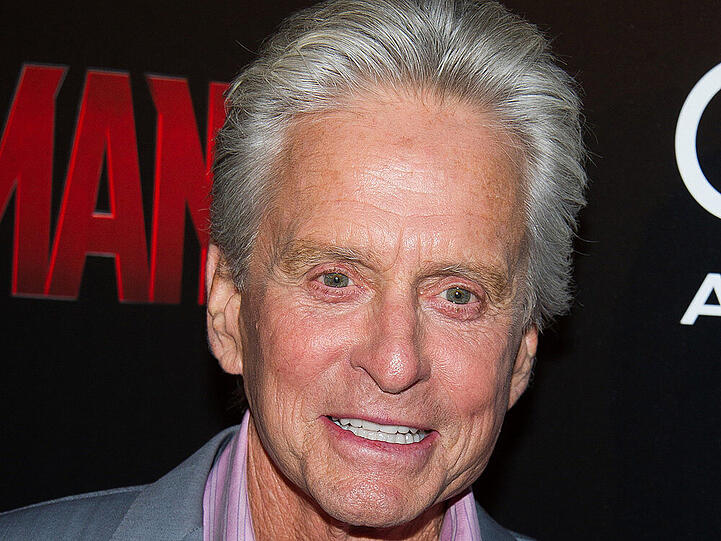 Michael Douglas bei der Premiere seines neuen Films "Ant-Man" in New York