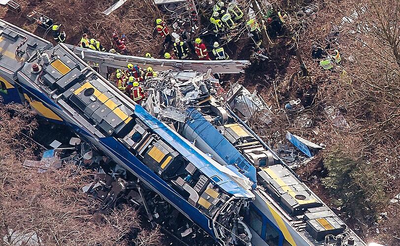 Das Zugunglück von Bad Aibling: Der Unfallort ist von LKA-Experten gescannt und in 3D rekonstruiert worden.