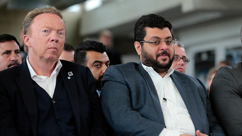 Peter Cassalette (l.) und Hasan Ismaik.