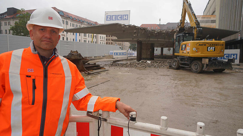Martin Wieser ist der Projektleiter der Zweiten Stammstrecke am Hauptbahnhof. Er koordiniert die Baustelle.