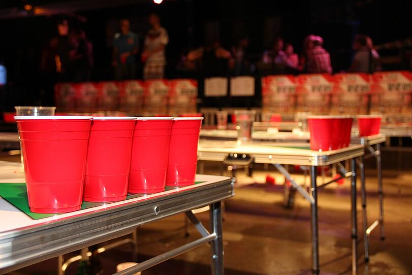 Weitere Bilder von der ersten Europameisterschaft im Beer Pong in München am 06. September.