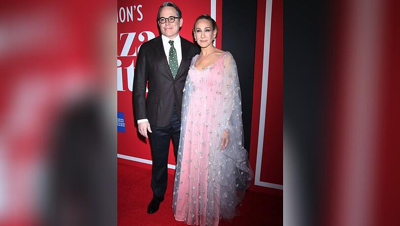 Sarah Jessica Parker mit Ehemann Matthew Broderick am Broadway. Sarah Jessica Parker mit Ehemann Matthew Broderick am Broadway.
