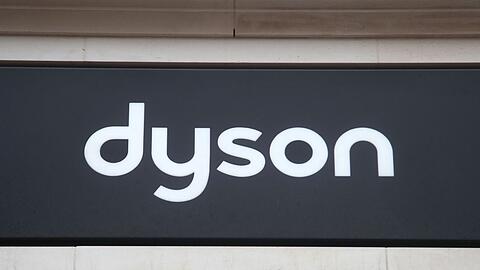 Das Logo des britischen Hausgeräte-Herstellers Dyson.
