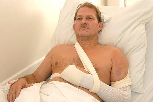 Opfer Josef K. (43) liegt im Krankenhaus.