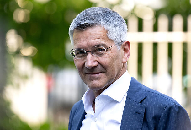 Herbert Hainer, Aufsichtsratsvorsitzender und Präsident des FC Bayern, schwärmt von Musiala. Herbert Hainer, Aufsichtsratsvorsitzender und Präsident des FC Bayern, schwärmt von Musiala.