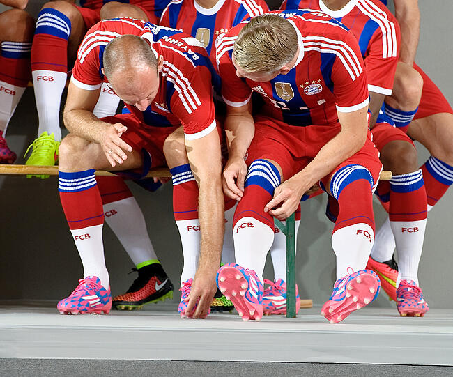 Bilder vom offiziellen Fototermin der Bayern.