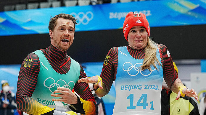 Die Kulisse passt, aber mit der Olympischen Idee hatten die Spiele in Peking nicht viel zu tun. Rodel-Queen Natalie Geisenberger sagt: "Nur für einen Weltcup würde ich nicht mehr nach China reisen."