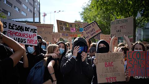 Trotz der Gewaltexzesse finden die Sch&uuml;lerproteste breite Unterst&uuml;tzung. (Archivbild)
