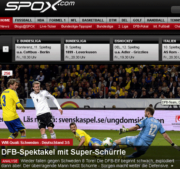 Für Spoxx.com ist?s der Suoper-Schürrle.