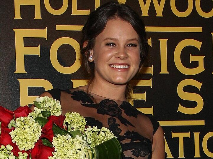Sosie Bacon bei der Wahl zur Miss Golden Globe 2014 in West Hollywood