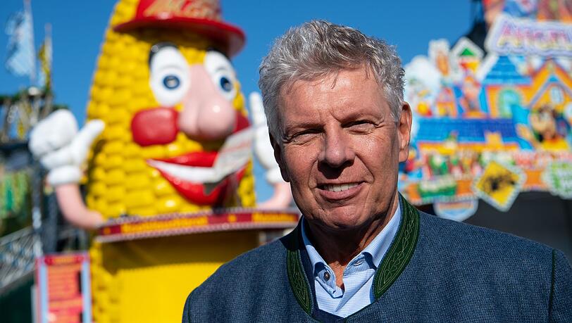 Dieter Reiter (SPD), Oberbürgermeister der Stadt München, auf dem Wiesngelände 2019.