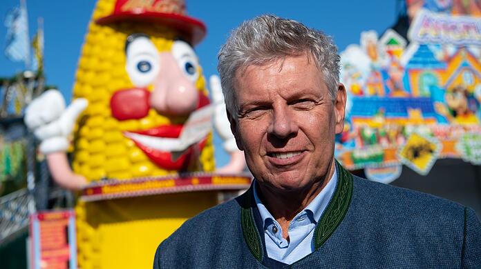 Dieter Reiter (SPD), Oberbürgermeister der Stadt München, auf dem Wiesngelände 2019.