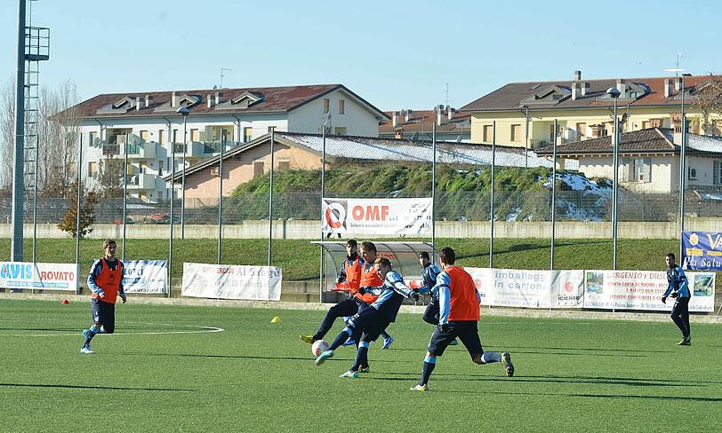 Die Löwen im Trainingslager in Brescia.