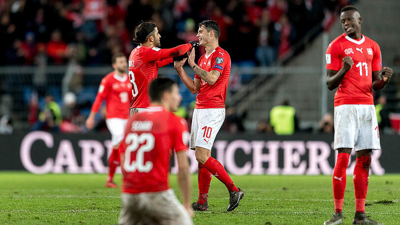 Dank Verteidiger Rodriguez hat die Schweiz das WM-Ticket klar gemacht.