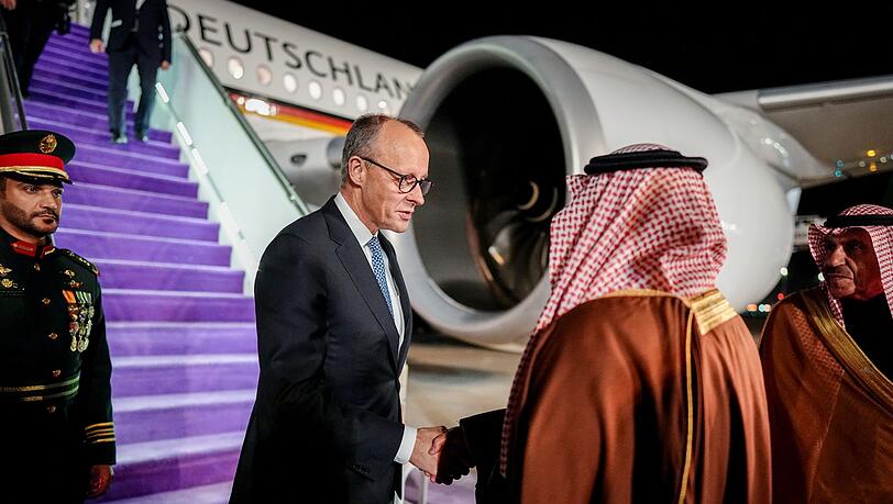 Erste Station der Kanzler-Reise durch die Golfregion ist Saudi-Arabien.