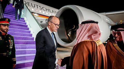 Erste Station der Kanzler-Reise durch die Golfregion ist Saudi-Arabien.