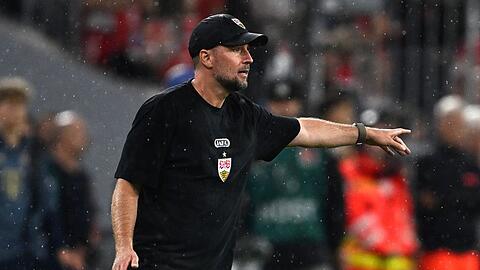 "Das ist hart." Immer dasselbe Gef&uuml;hl f&uuml;r Stuttgarts Trainer Sebastian Hoene&szlig; gegen den FC Bayern.
