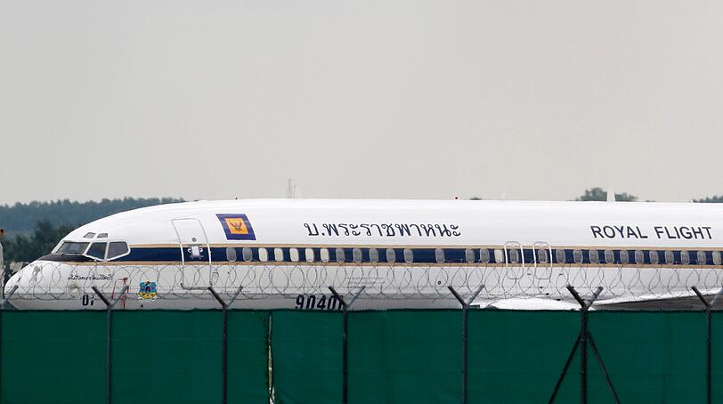 In München gepfändet: Eine Boeing 737 aus Thailand.