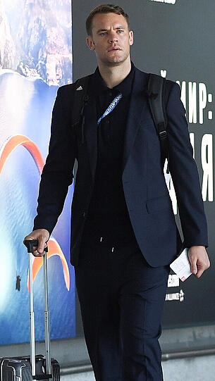 Abschied von Russland: Manuel Neuer.