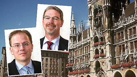 Die beiden Streithähne: Manuel Pretzl (l) und Alexander Reissl (r).
