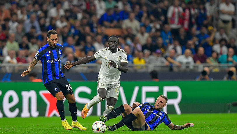 Sadio Mané hatte gegen Inter Mailand einen schweren Stand.