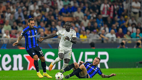 Sadio Mané hatte gegen Inter Mailand einen schweren Stand.