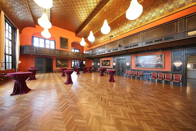 Prächtiges Ambiente: Der große Festsaal ist das Herzstück des Künstlerhauses am Lenbachplatz.
