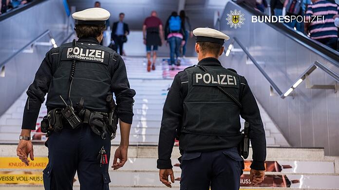 Eine Streife der Bundespolizei am Münchner Hauptbahnhof. Symbolbild Bundespolizei